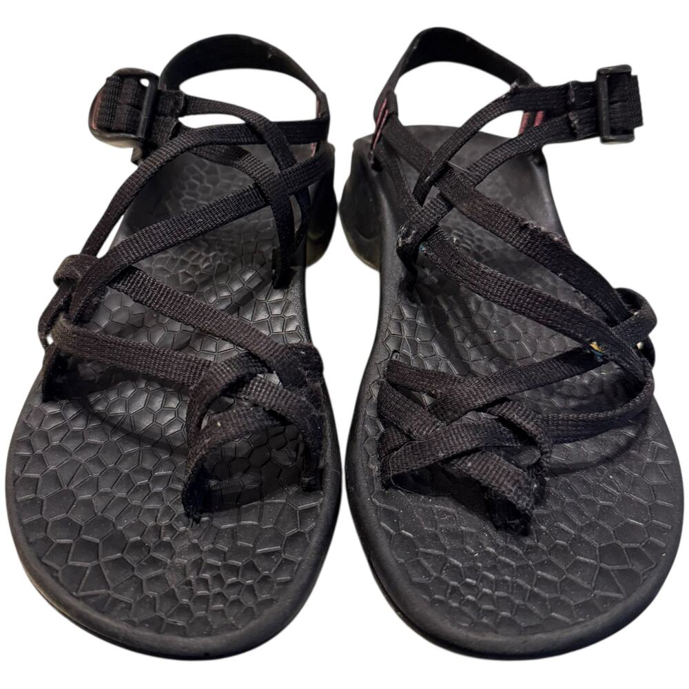 Chaco black Zong X Ecotread strappy sandals - women's Size‎ 8